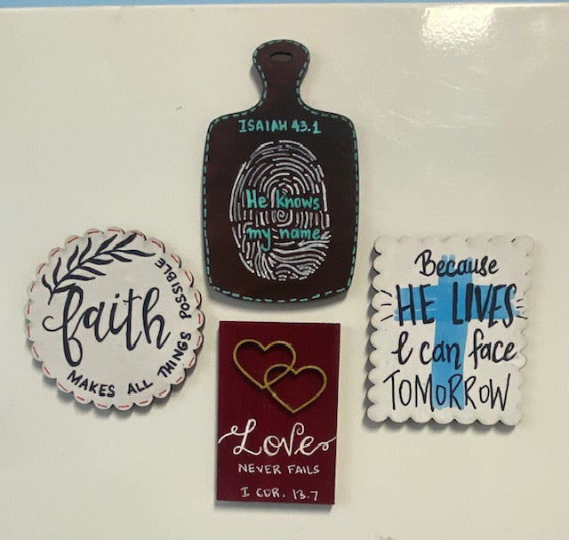 Exclusive Small One of a Kind Magnets By Crafted by Shobs