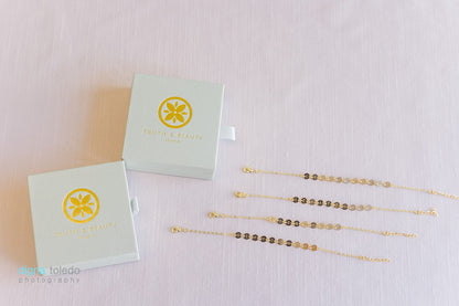 Elia Letter Bracelet | Gold Fill Bracelet | Living Word Jewelry™