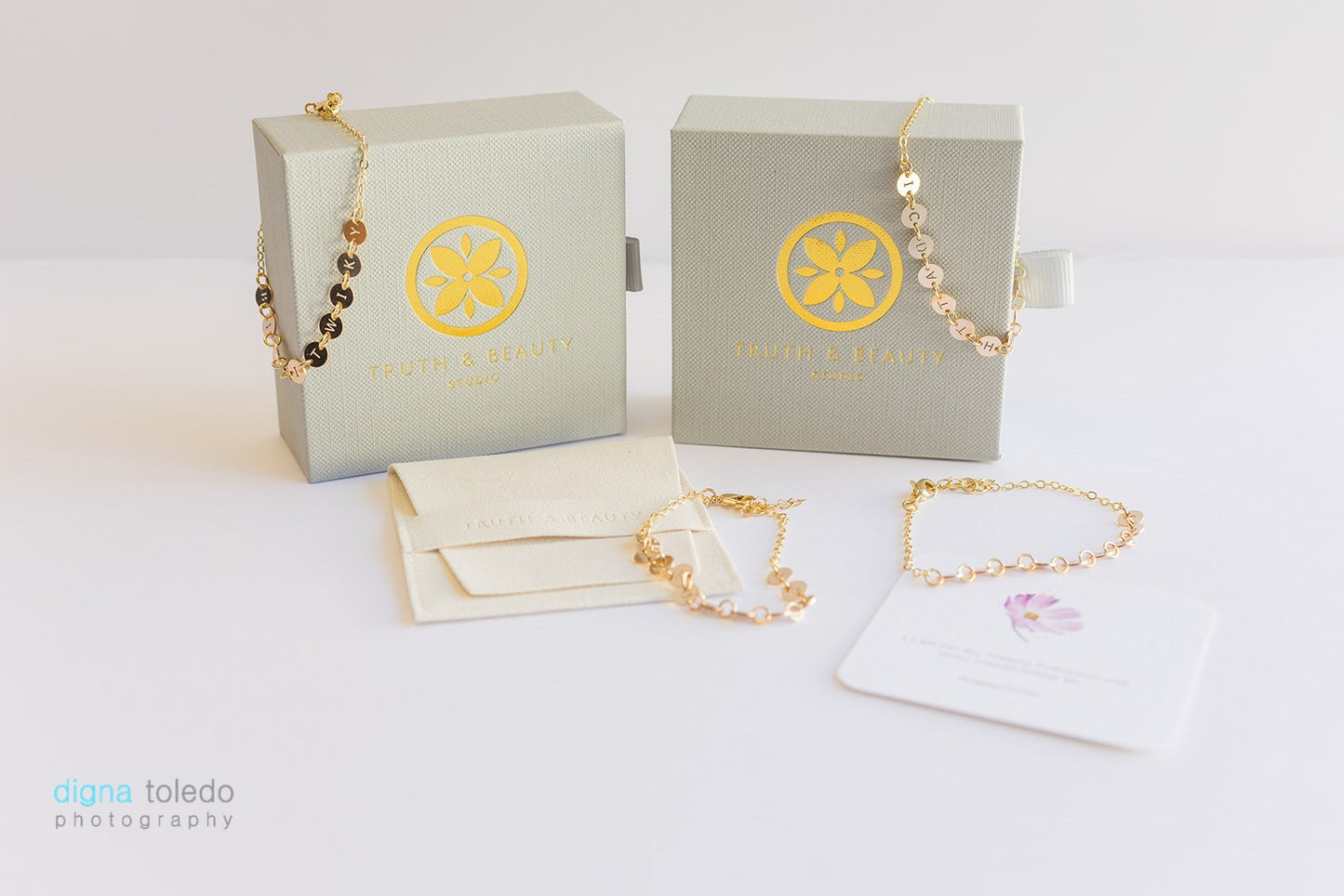 Elia Letter Bracelet | Gold Fill Bracelet | Living Word Jewelry™