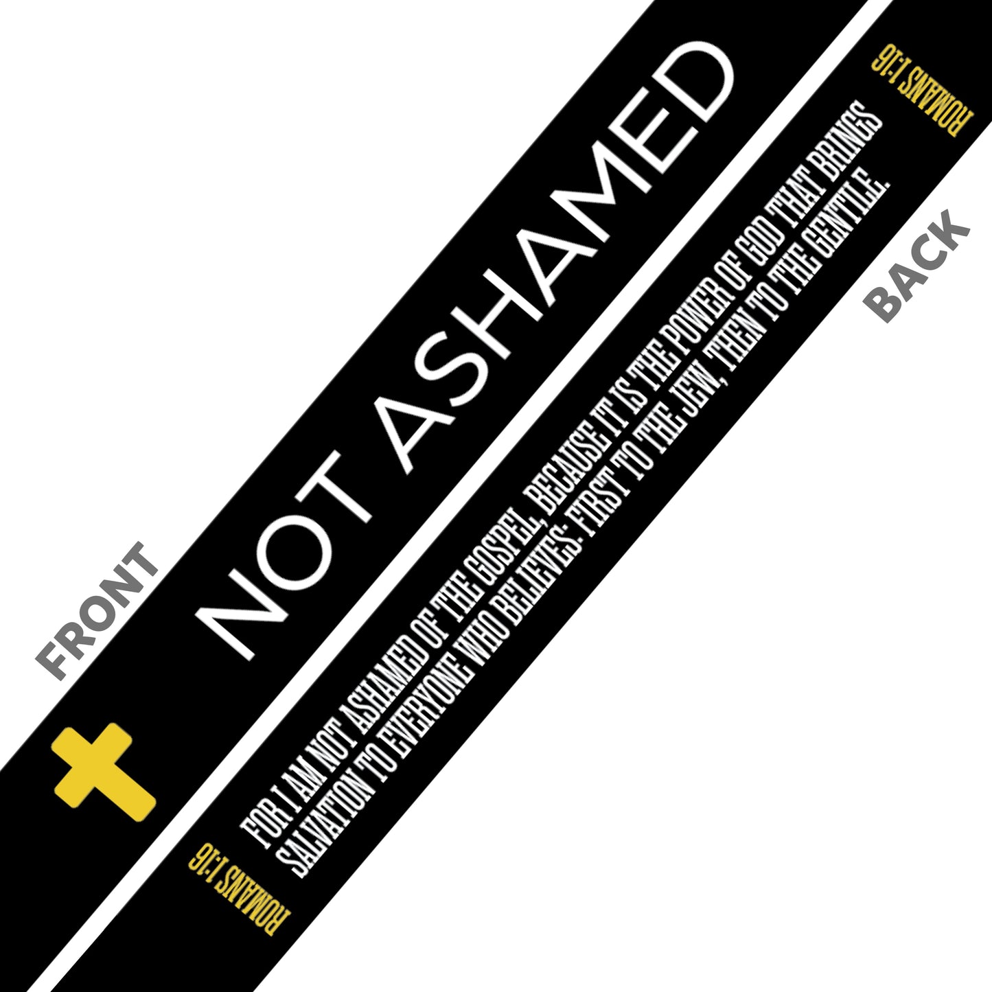 Inspiration Bracelet - Not Ashamed - Black