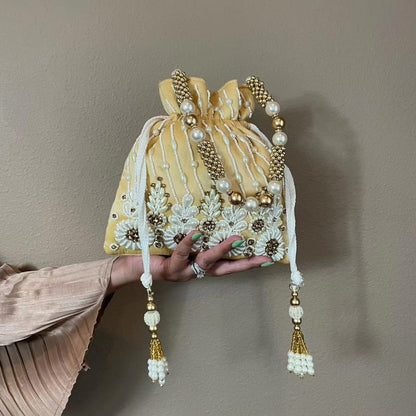 Statement Embroidered Bag for Special occasions by Rachel Christian