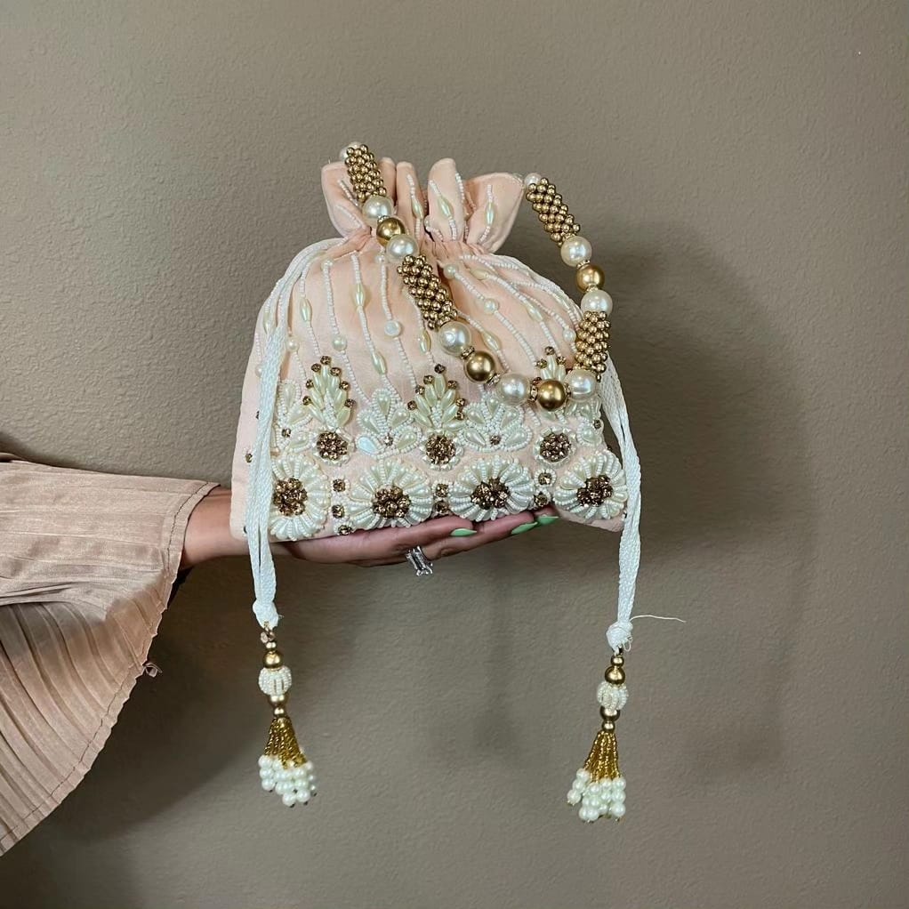 Statement Embroidered Bag for Special occasions by Rachel Christian