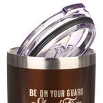 Be Still Purple Stainless Steel Mug Psalm 46:10