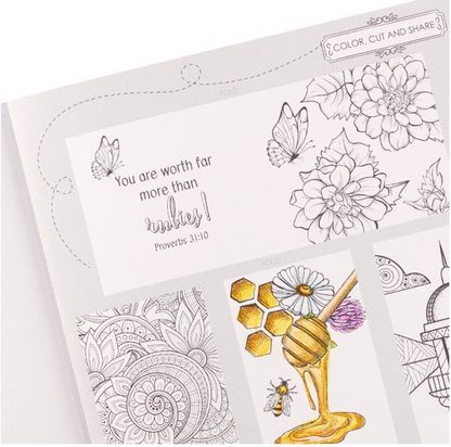 A Garland of Grace Coloring Book - Proverbs