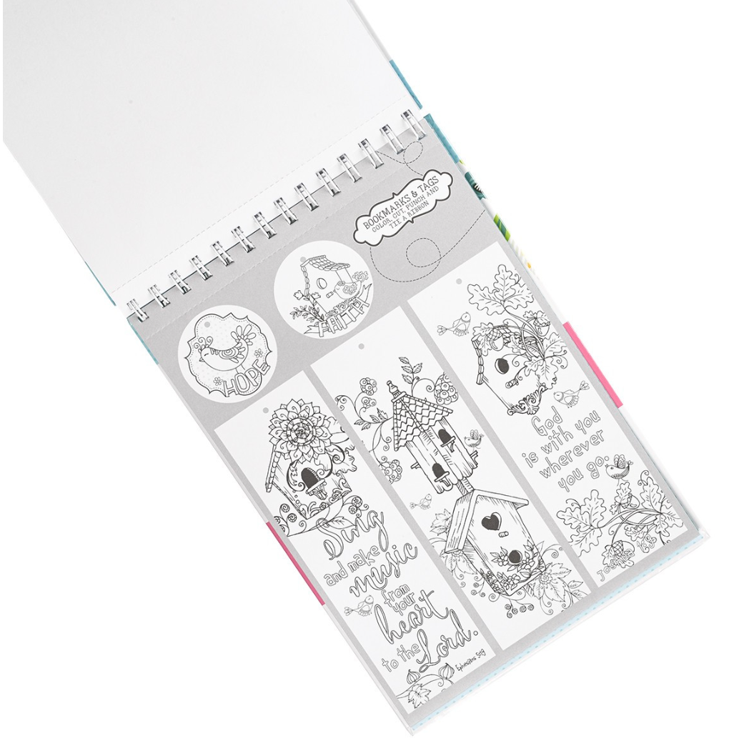 The Word in Color Wirebound Coloring Book
