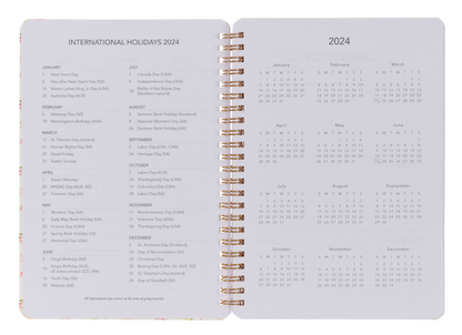 2024 Be Still and Know Wirebound Weekly Planner Psalm 46:10