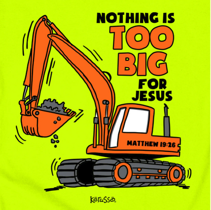 Kids T-Shirt Nothing Too Big Matthew 19:26