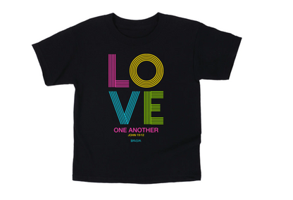 Kids T-Shirt Love One Another