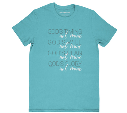 God's Plan Grace & truth Womens T-Shirt