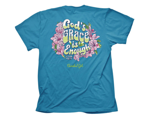 Cherished Girl Womens T-Shirt Grace Enough