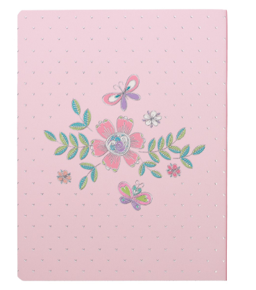 Pink Floral Heart Flexcover My Creative Bible for Girls - an ESV Journaling Bible