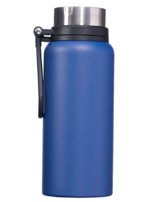 I Can Do All Things Blue Stainless Steel Water Bottle - Philippians 4:13