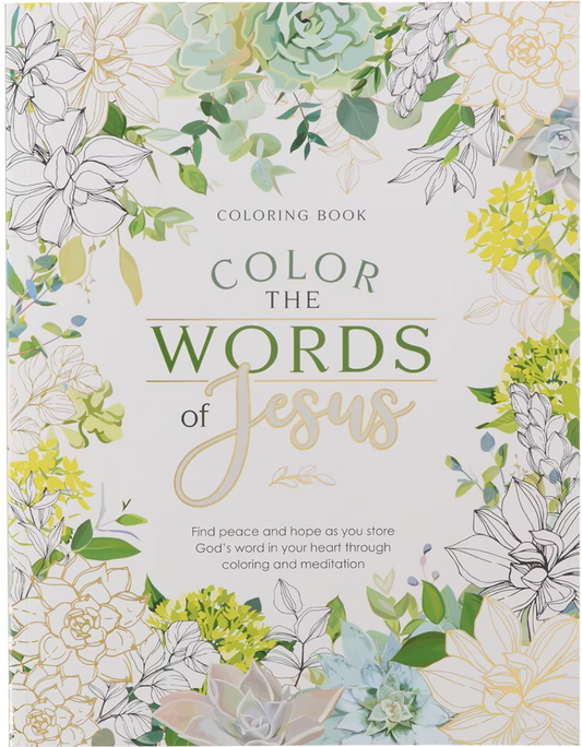 Color the Words of Jesus Coloring Book