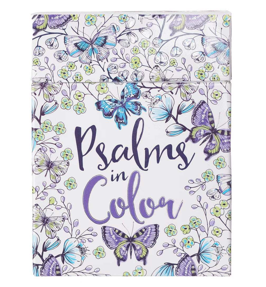 Psalms in Color Coloring Cards