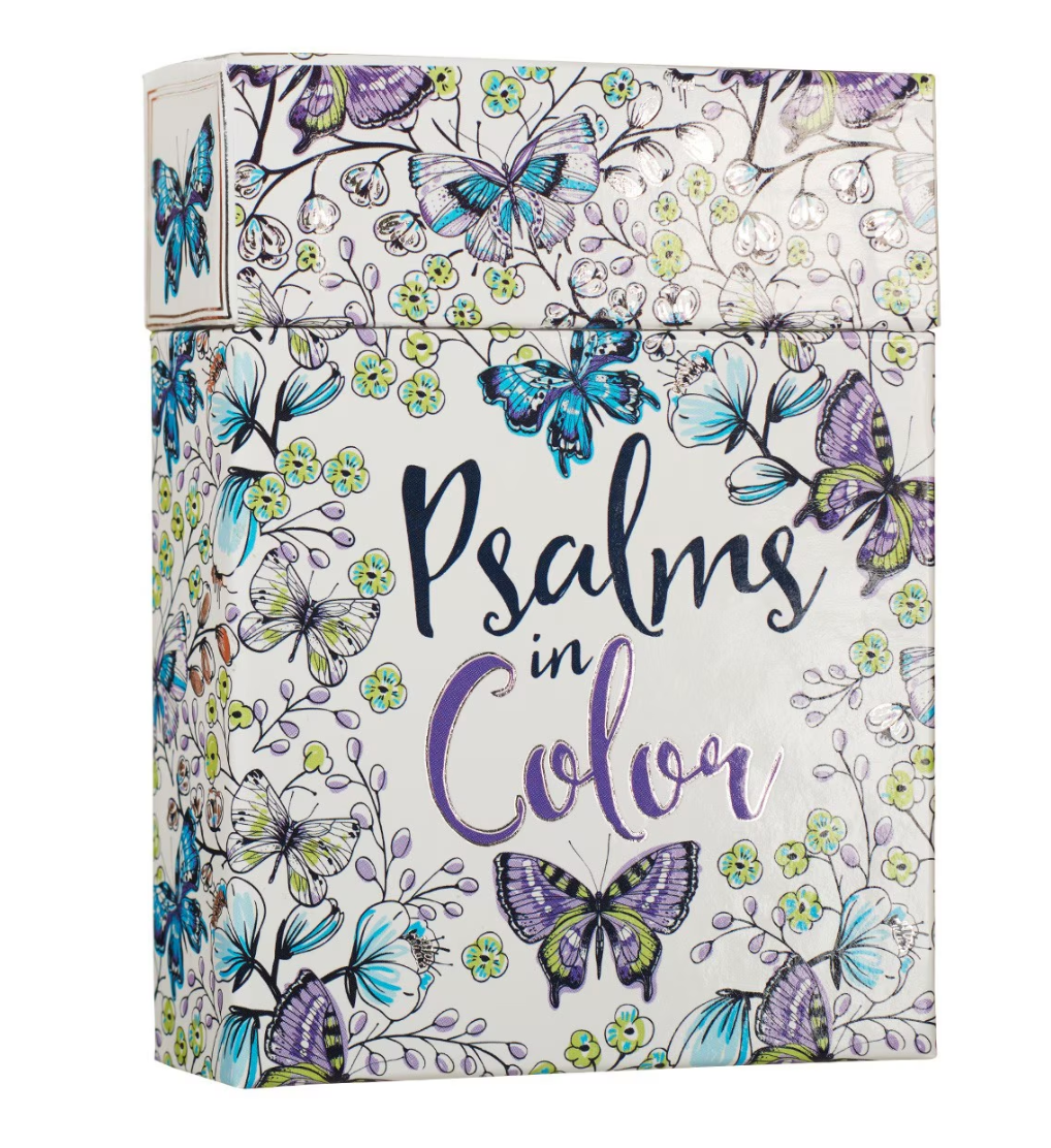 Psalms in Color Coloring Cards