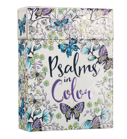 Psalms in Color Coloring Cards