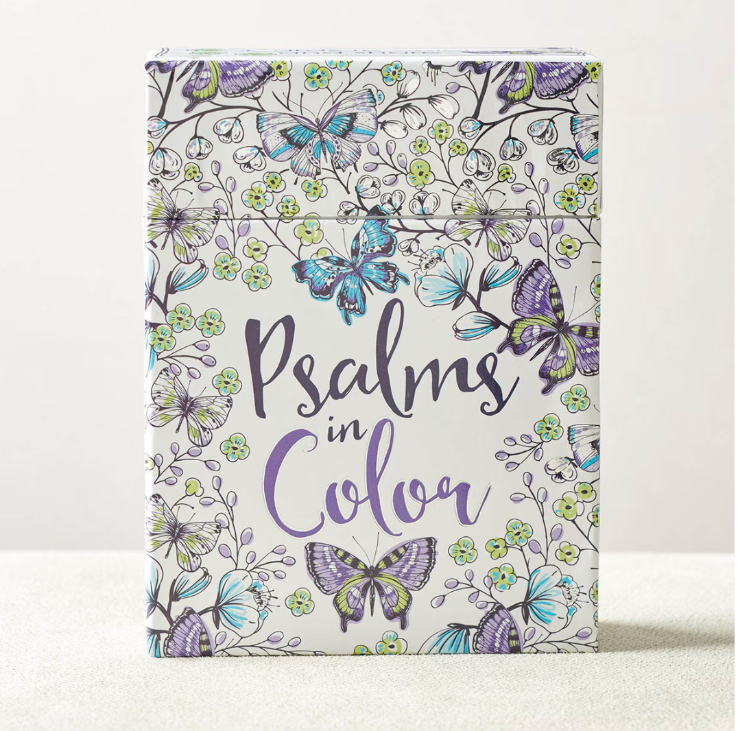 Psalms in Color Coloring Cards