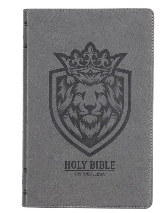 Charcoal Faux Leather Gift Edition King James Version Bible