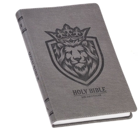 Charcoal Faux Leather Gift Edition King James Version Bible