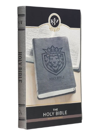 Charcoal Faux Leather Gift Edition King James Version Bible