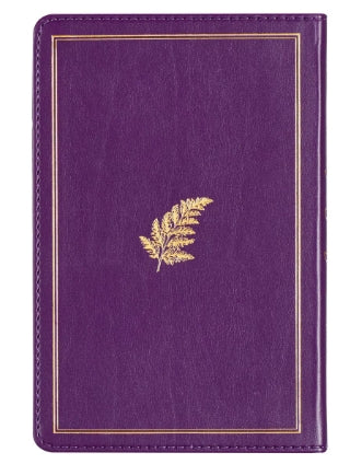 Praying the Psalms Purple Faux Leather Prayer Book by Ben Patterson