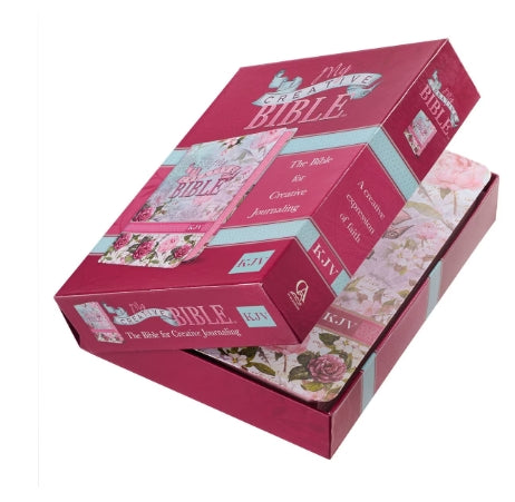 Silky Floral Printed KJV My Creative Bible