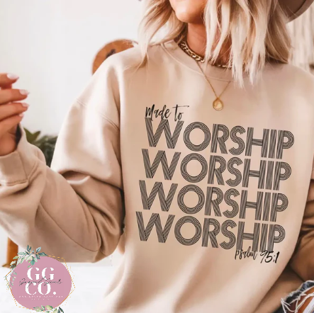 Made To Worship -  Christian Apparel