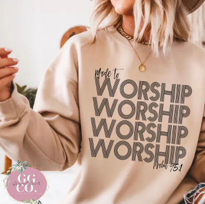 Made To Worship -  Christian Apparel