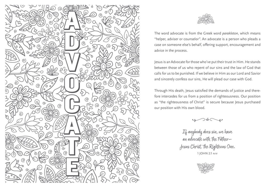 The Names of Jesus Prompted Coloring Prayer Journal
