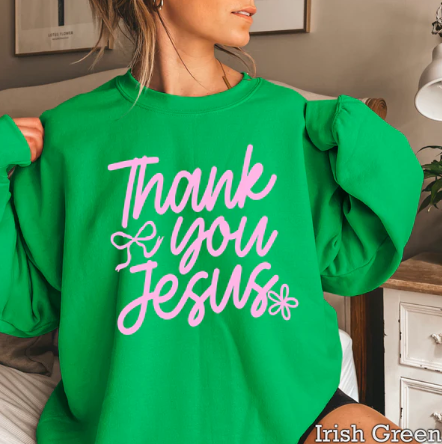 Thank You Jesus  -  Christian Shirt - Christian Apparel - Graphic Tee - Christian Gift (1-29)