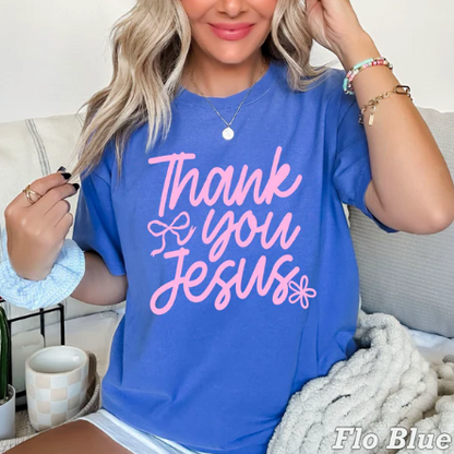 Thank You Jesus  -  Christian Shirt - Christian Apparel - Graphic Tee - Christian Gift (1-29)