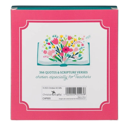 Blessings for a Great Teacher Perpetual Desktop Calendar