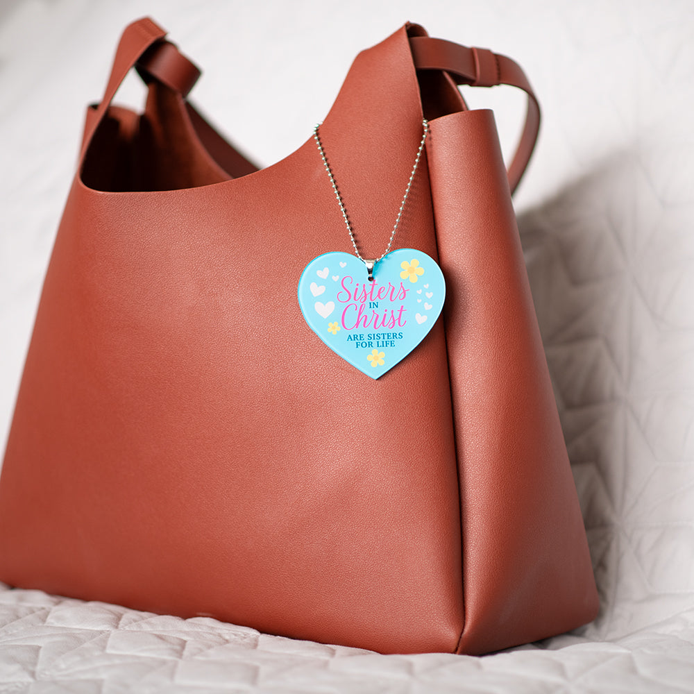 Sisters In Christ Key Chain, Rearview Mirror Ornament