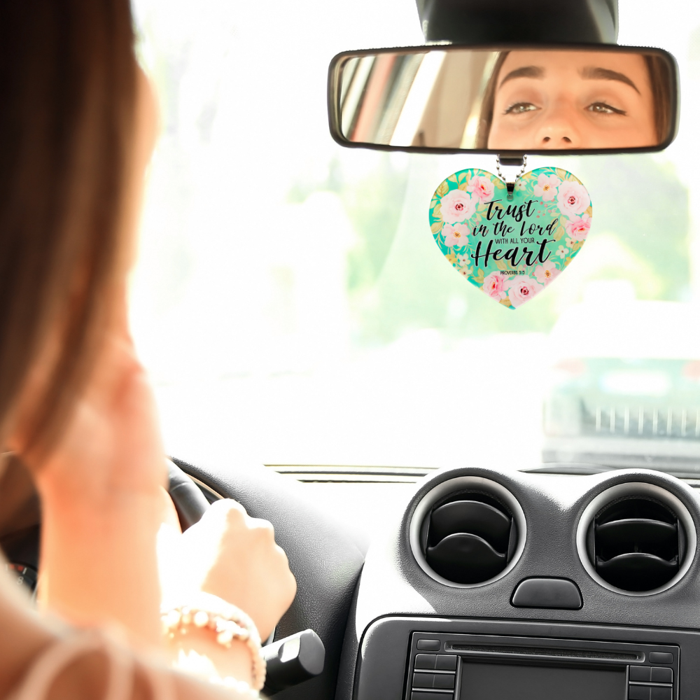 Trust In The Lord Key Chain, Rearview Mirror Ornament
