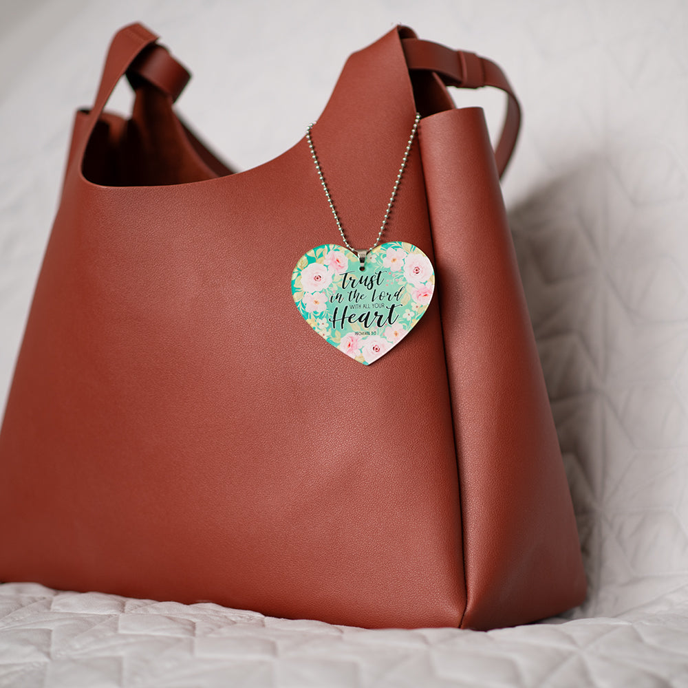 Trust In The Lord Key Chain, Rearview Mirror Ornament