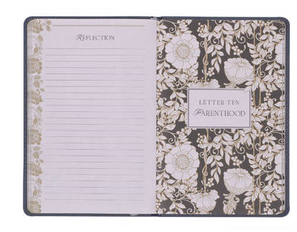 Letters to Grief Slate Gray Faux Leather Gift Book