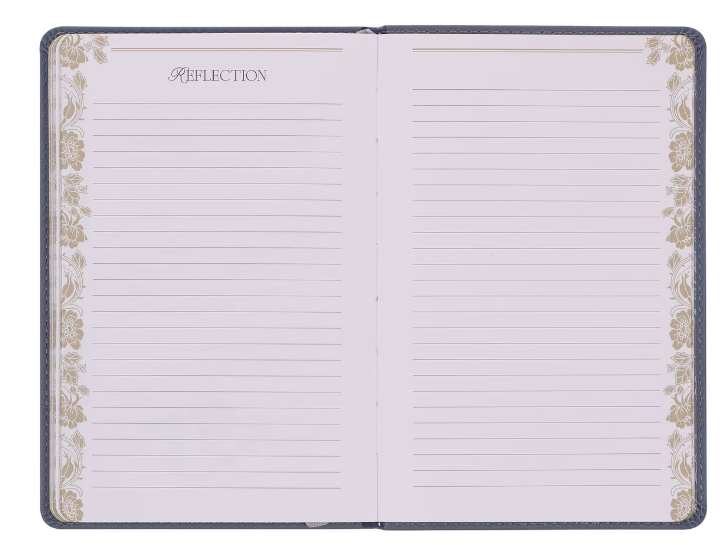 Letters to Grief Slate Gray Faux Leather Gift Book