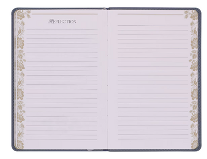 Letters to Grief Slate Gray Faux Leather Gift Book