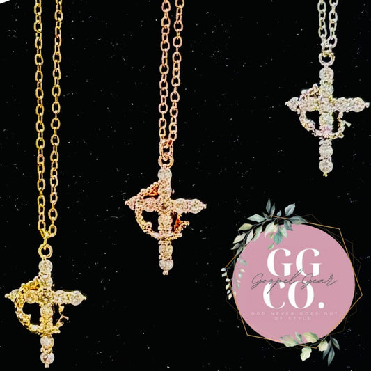 Cross Crown Necklace