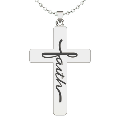Faith Inside Cross Necklace
