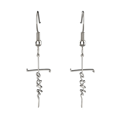 Faith Cross Earrings