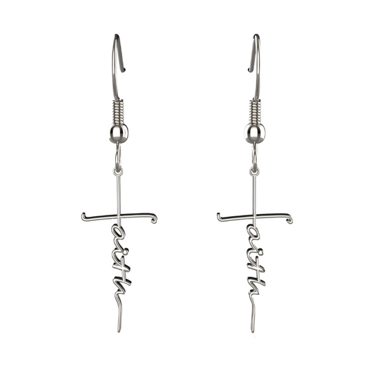 Faith Cross Earrings