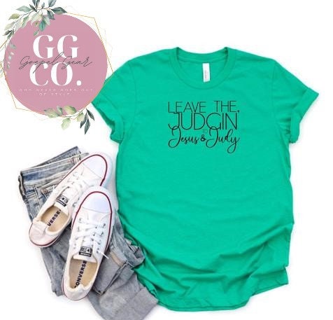 Jesus & Judy -   - Jesus Tee - Christian Apparel -  Graphic Tee - Christian Gift (7-15)