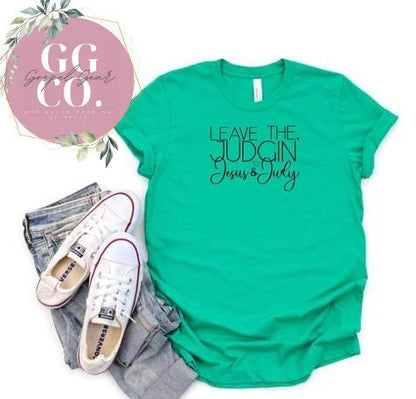 Jesus & Judy -   - Jesus Tee - Christian Apparel -  Graphic Tee - Christian Gift (7-15)