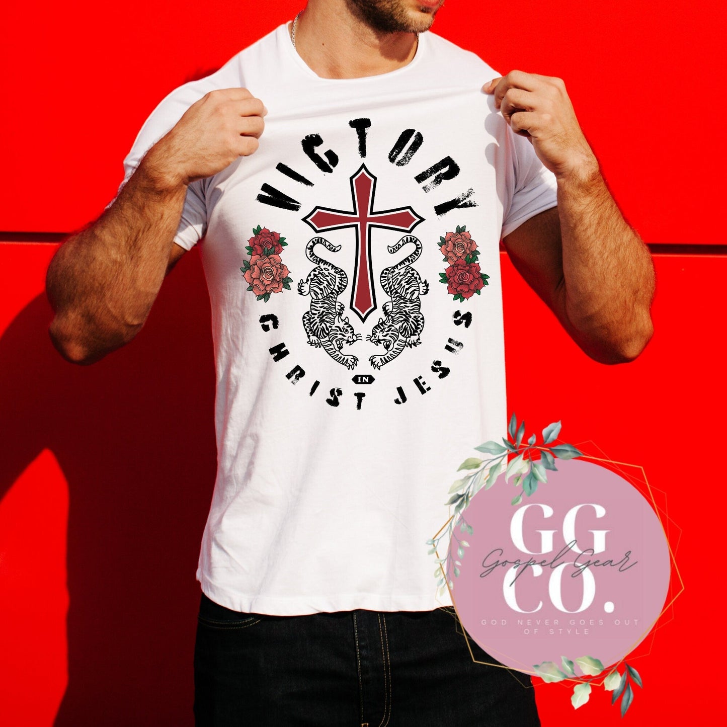 Victory - Jesus Tee - Christian Apparel -  Graphic Tee - Christian Gift (3-22)