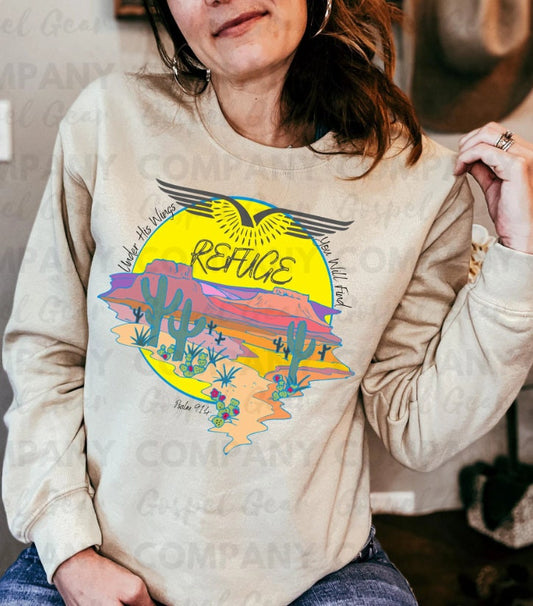 Under His Wings His Wings - Christian Shirt - Christian Apparel  - Christian Gift (3-1)