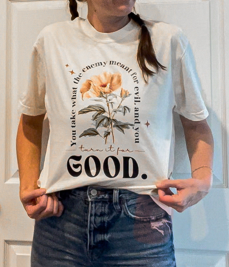 Turn It For Good -  Christian Shirt - Christian Apparel - Graphic Tee - Christian Gift (4-18)