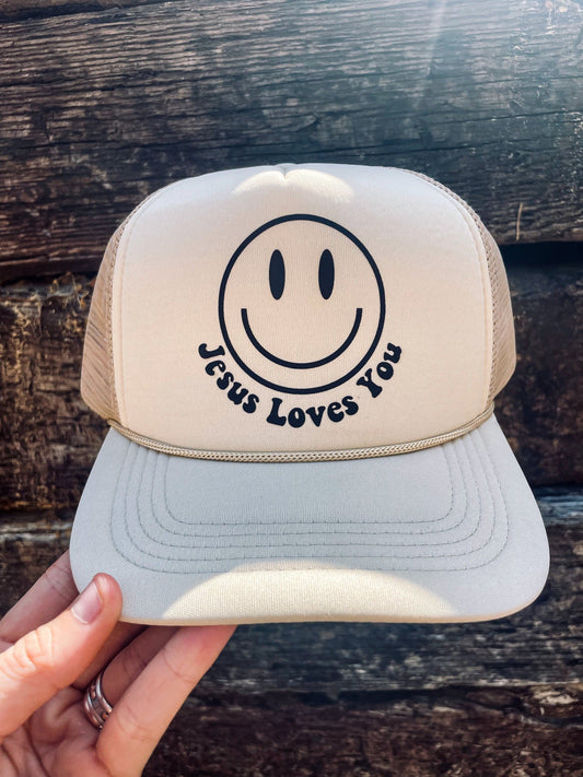 Jesus Loves You - Christian Foam Trucker Hat