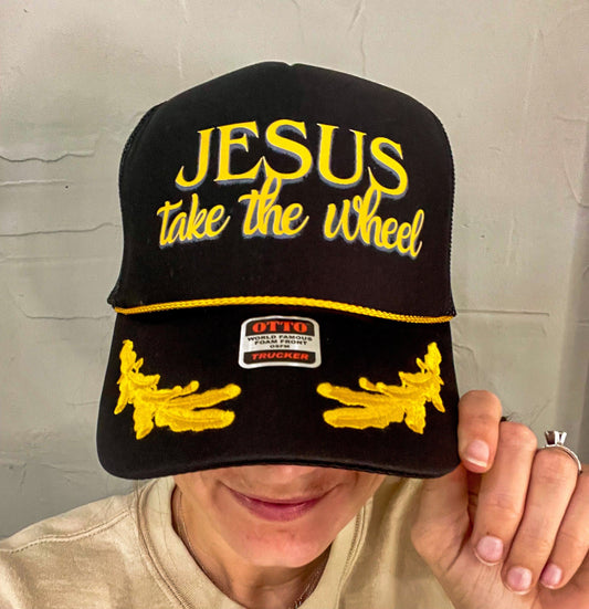 Jesus Take The Wheel - Christian Foam Trucker Hat