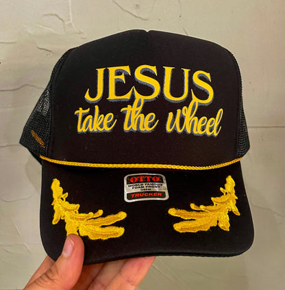 Jesus Take The Wheel - Christian Foam Trucker Hat